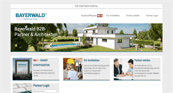 Desktop Screenshot of bayerwald-partner.com